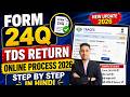 Form 24Q TDS Return Filing 2026 | Online Process Step by Step in Hindi 🔥 (Complete Guide)