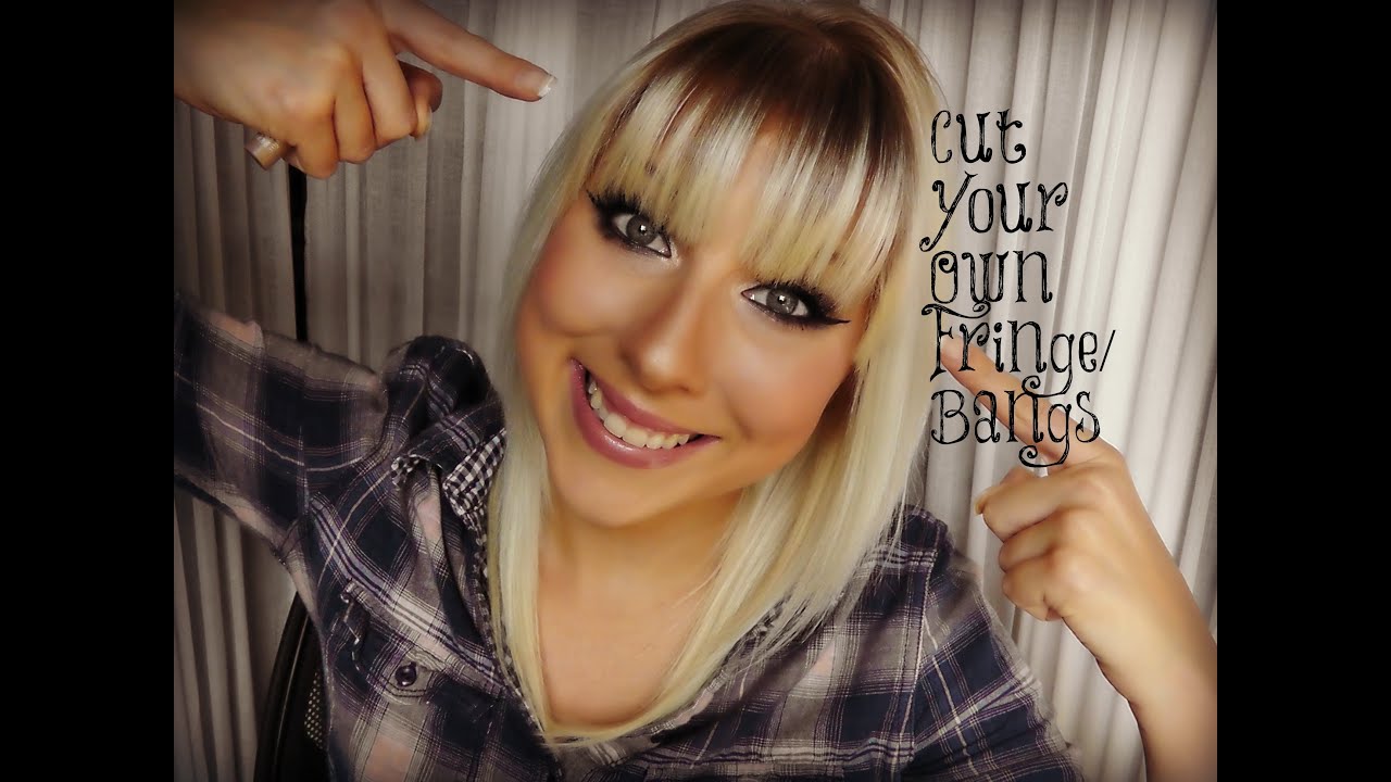  How to Cut  Maintain your own Bangs Fringe  YouTube