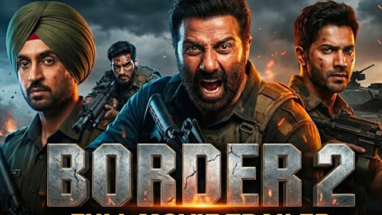 BORDER 2 Official Trailer 🔥 | Sunny Deol, Varun Dhawan, Diljit Dosanjh | Goosebumps 🇮🇳