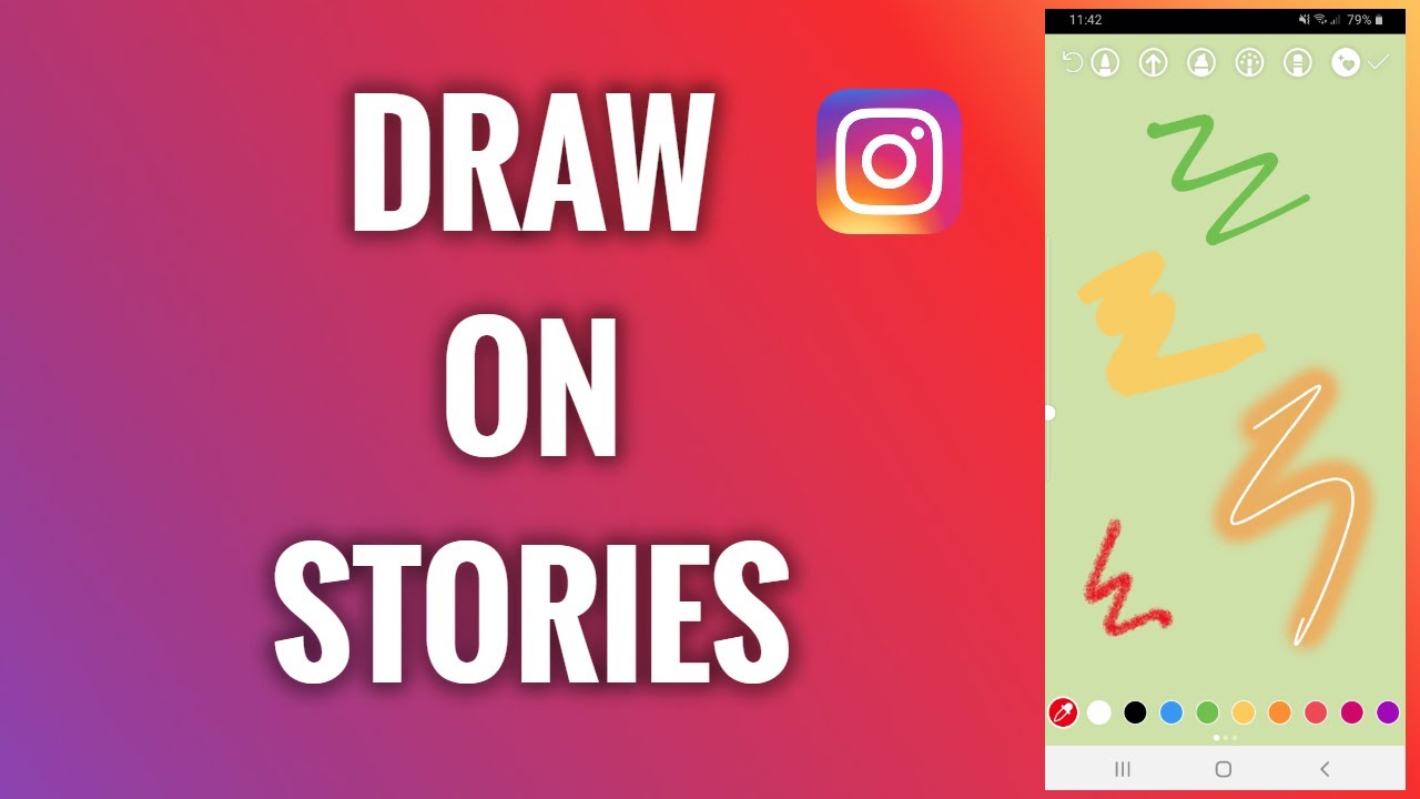 How To Draw On Instagram Stories YouTube