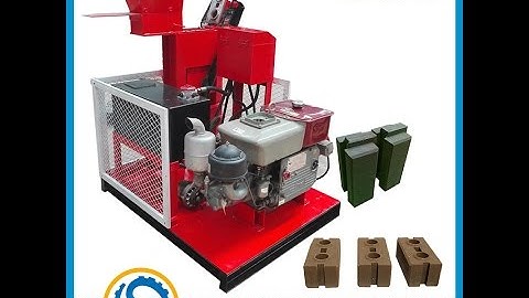 FL1-25 Interlocking block making machine production process