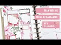 Social Media Plan with Me Using Kellofaplan’s NEW Seasonal Florals Stickers
