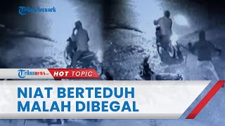 Detik-detik 3 Wanita di Jambi Dirampok Komplotan Begal saat Berteduh, Ponsel hingga Dompet Raib screenshot 3