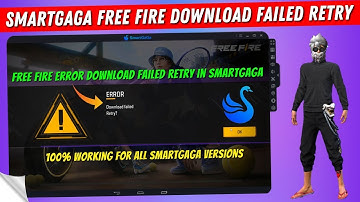 How to Solve Free Fire Download Failed Retry Error in Smartgaga Emulator | Free Fire ob41 Update😍