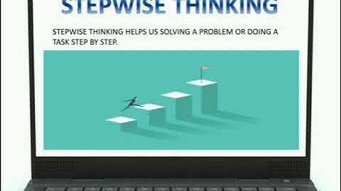 Class 4 Computer Chapter 7 Stepwise Thinking