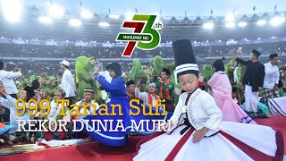 Sholawat Asyghil Getarkan Gelora Bung Karno (Rekor Muri 999 Tarian Sufi Harlah 73 Muslimat NU)