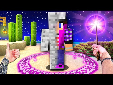 ПРЕВРАТИЛ МОЮ ДЕВУШКУ В КАМЕНЬ! МАГИЯ В МАЙНКРАФТ