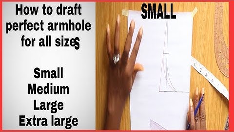 How to draft perfect armhole for all sizes/in 2021