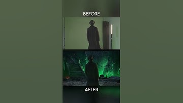 BEFORE & AFTER | VFX compositing | unreal vfx | #vfx #beforeafter #unrealengine #aftereffects