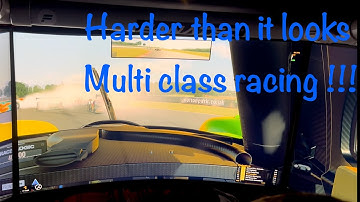 First time doing a multi class race LMP3 Oulton park #iracing ( harder than it looks )