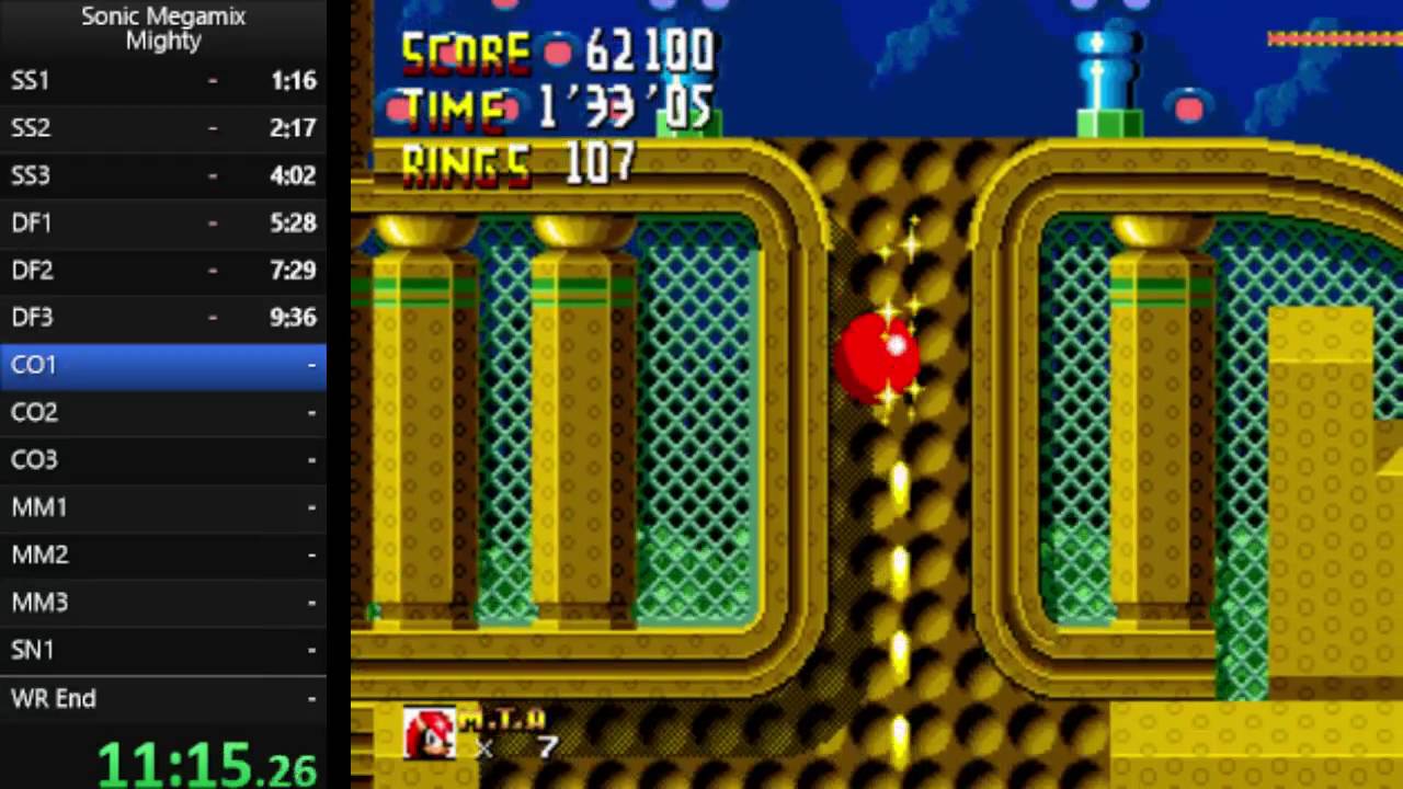 Sonic Megamix - Mighty Any% Speedrun in 