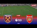 🔴West Ham United vs Arsenal - Premier League 2026 | Pes 21 Simulation Video Game