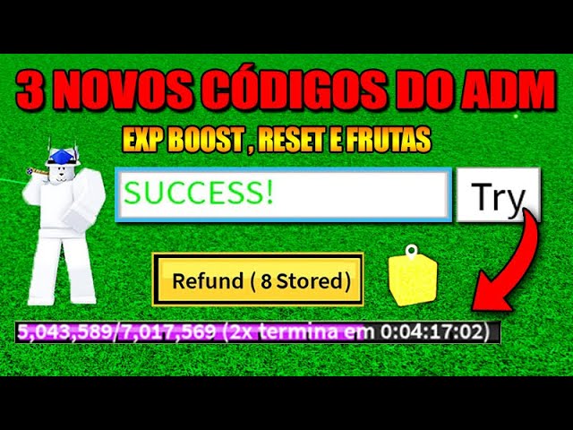 CORRE!! NOVO CÓDIGO DA FRUTA DO BUDDHA PERMANENTE NO BLOX FRUITS