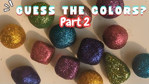 CLAY CRACKING ASMR - Guess The Color Inside! Clay popping. Part 2 #claycracking #guessthecolorgame