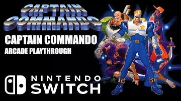 Captain Commando (Switch) - Arcade Playthrough with Captain Commando