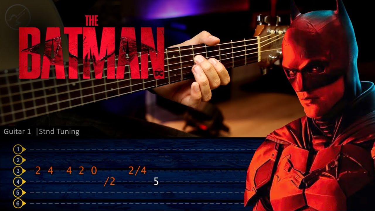 Something In The Way - Nirvana THE BATMAN SONG | Guitar TAB Tutorial Cover  Chirstianvib - YouTube