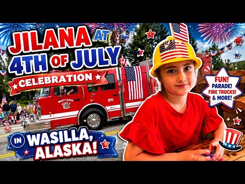 Cute Girls Enjoy the 4th of July Parade in Wasilla, Alaska! #4thOfJuly #IndependenceDay #alaskalife