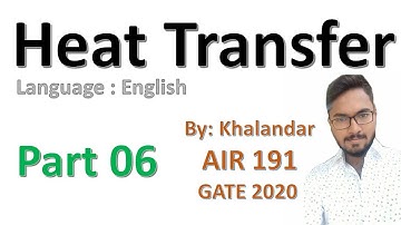 Heat Transfer English P06 Conduction previous year GATE Questions