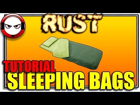 Rust - How to use Sleeping bags (Rust tutorial, how to play rust)