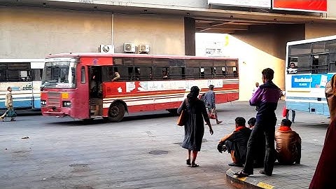 All type of GSRTC buses arrival and departure at Rajkot busport