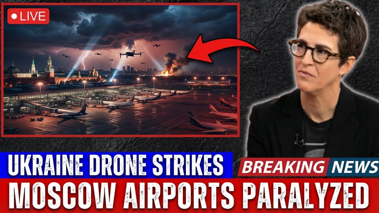 Ukraine Drone STRIKES Near Moscow — Russian Airports Disrupted
