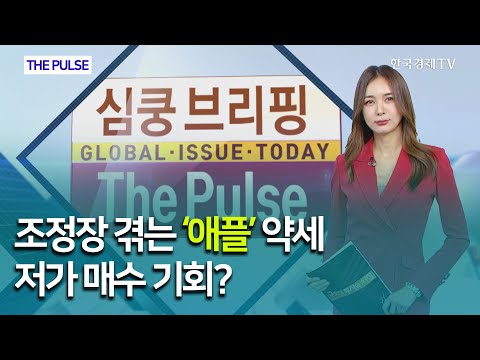 조정장 겪는 ‘<strong>애플</strong>’ <strong>약세</strong>… 저가 매수 기회? / THE PULSE / 한국경제TV