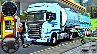 Heavy Oil Tanker Truck Driving Simulator - Cargo Truck Transport Driver 3D : Android Gameplay #2 screenshot 5