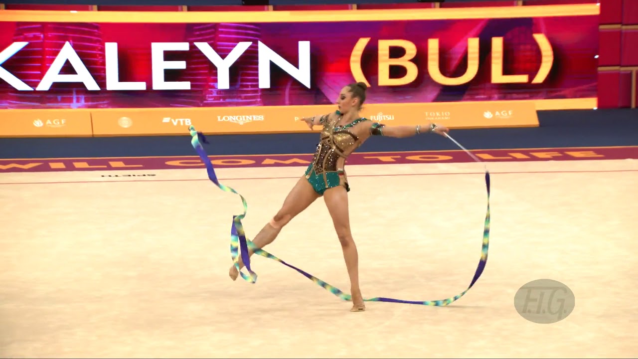 KALEYN Boryana (BUL) - 2019 Rhythmic Worlds, Baku (AZE) - Qualifications Ribbon
