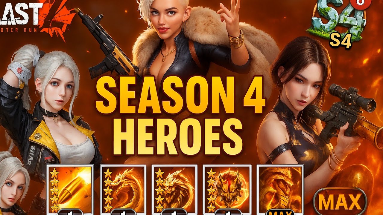 Season 4 Heroes in Last Z: Survival Shooter - YouTube