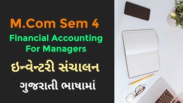Financial Accounting For managers M.Com Sem 4