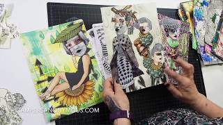 Full Dyan's Art Process - Dylusions by Dyan Reaveley Update