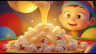 Поп Корн Рождается Утром | Весёлые Детские Песенки и Обучающие Рифмы