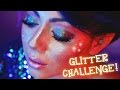 FULL FACE USING ONLY GLITTER Challenge | Charisma Star