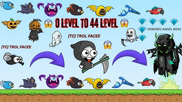 EvoWorld.io | 0 Level to 44 Level gameplay & Boss My Reaper Fight 5
