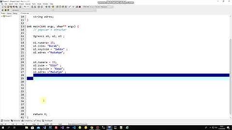 20 C++ Programlama yapılar   (  structor )