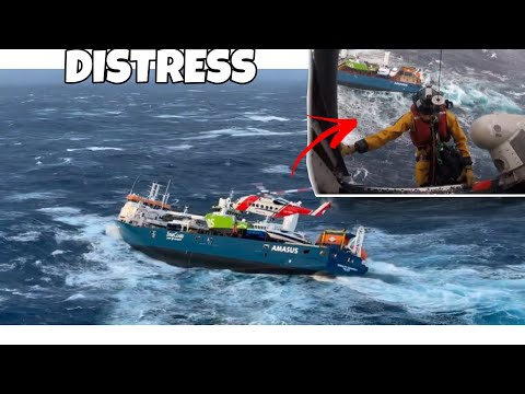 MV EEMSLIFT HENDRIKA IN DISTRESS|RESCUE OPERATION| ACTUAL FOOTAGE| CREW JUMP OVERBOARD