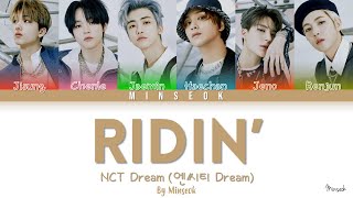 NCT Dream (엔시티 드림) - Ridin' (Color Coded/Han/Rom/Eng Lyrics) Resimi