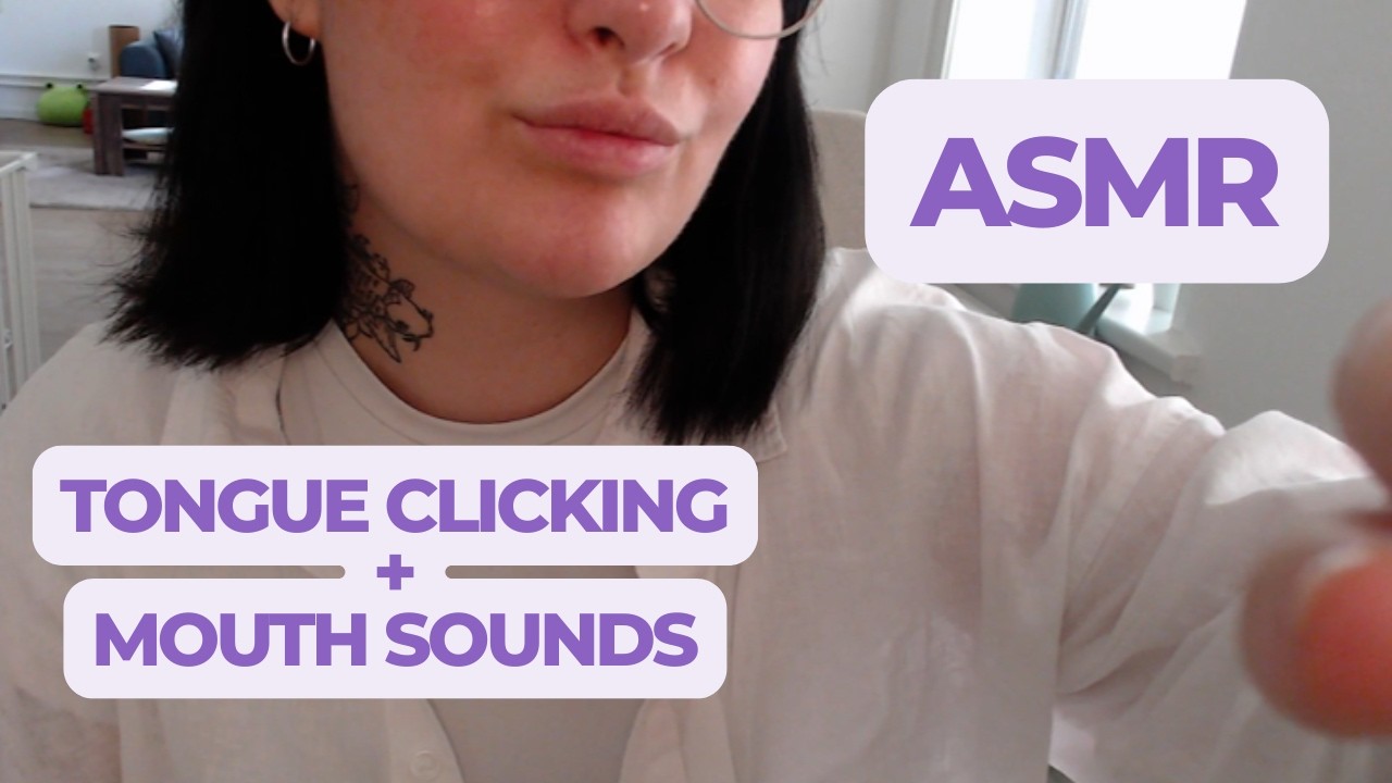 ASMR Tongue Clicking, Mouth Sounds & Camera Tapping | compilation