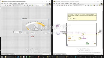 Practica LABVIEW+ARDUINO Uasando libreria (LIFA_BASE) Velocidad de un motor