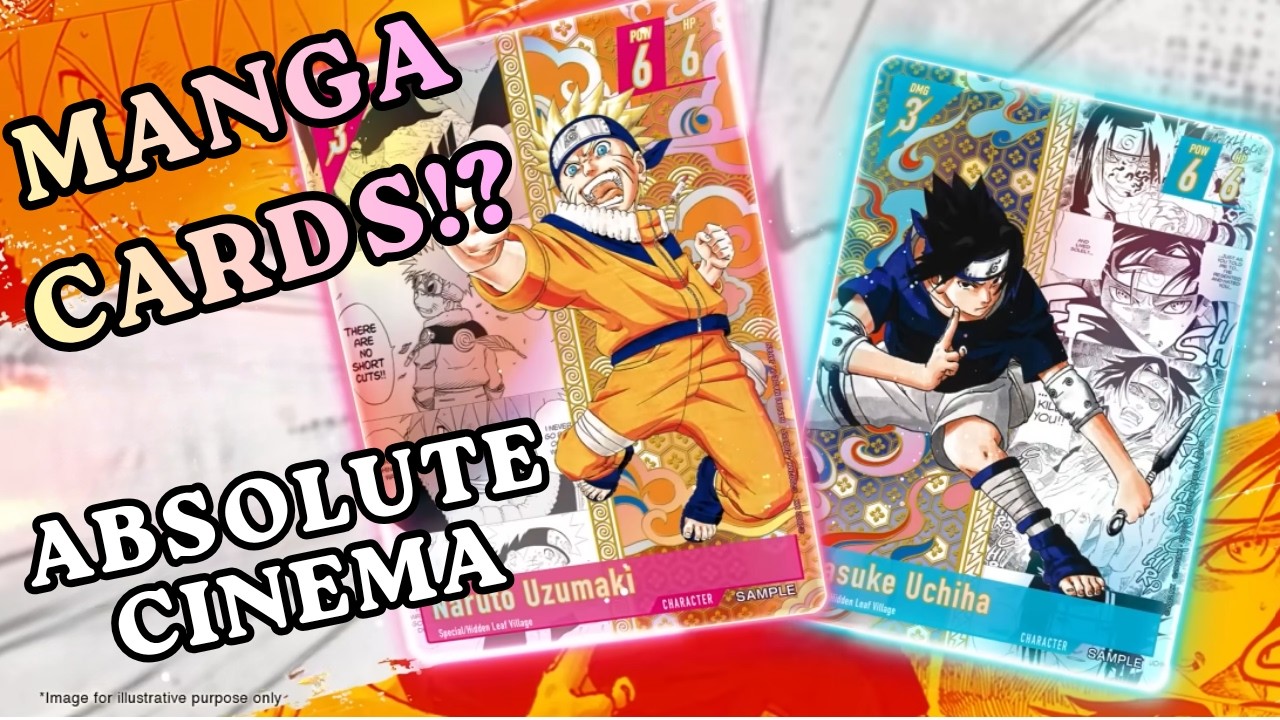 FIRST LOOK* Huge News for the Naruto Card Game! Manga Cards