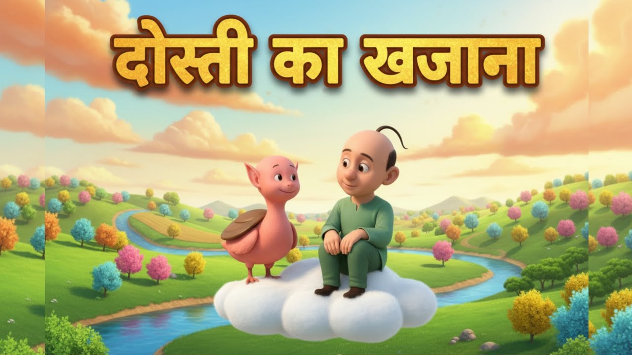 Skybau और Skybird की दोस्ती | Inspirational Hindi Cartoon |AI Animated Moral Story | My Social Mitra