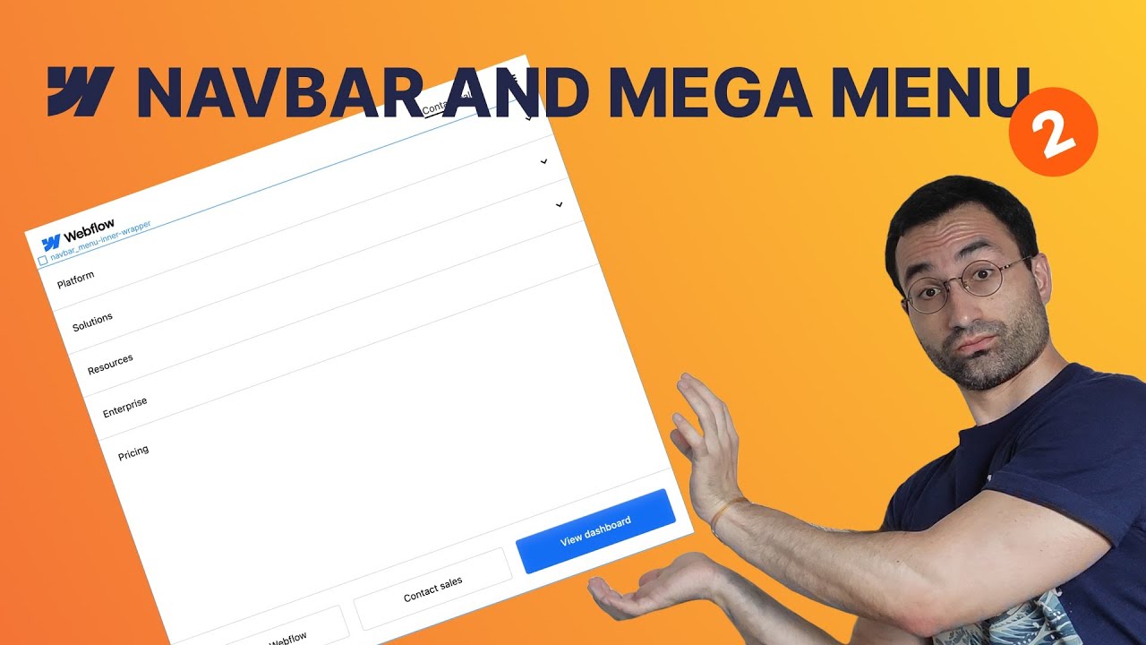 Webflow’s Navbar & Mega Menu – Ep. 2: Fully Responsive + Lock Scroll on ...