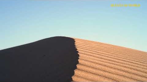 A Sand Dune Formed In The Desert