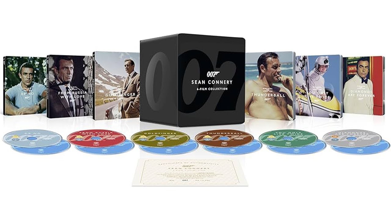 Unboxing James Bond: Sean Connery 6-Film Collection Steelbook Library Case