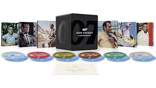 Unboxing 007 Sean Connery library case 4k uhd blu-ray