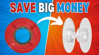 How To Refill Bambu Lab Filament Spools AND Save A TON of Money Doing It!