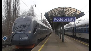 Elektrická jednotka ř.665 002-2 (CRRC Sirius - Dopravce RegioJet a.s.) na vlaku R 1359/1304