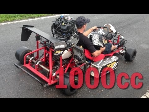 1000cc Kart - LOUD ENGINE SOUND!