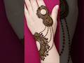 very easy unique back hand mehndi design #mehndi #shorts #shortvideo #shortsfeed