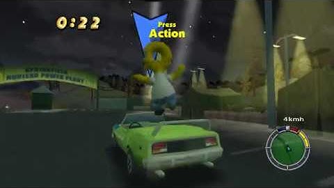 Simpsons Hit & Run but it